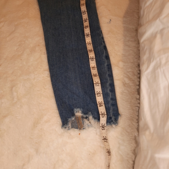 PAIGE Verdugo Crop Worn In Hem Janis Destructed Distressed, SZ 29 - Picture 12 of 16